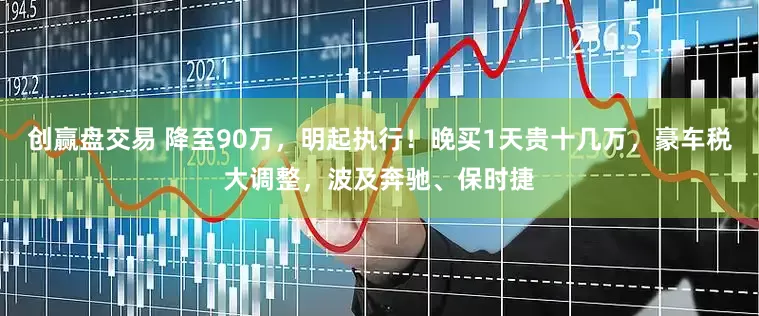 创赢盘交易 降至90万，明起执行！晚买1天贵十几万，豪车税大调整，波及奔驰、保时捷